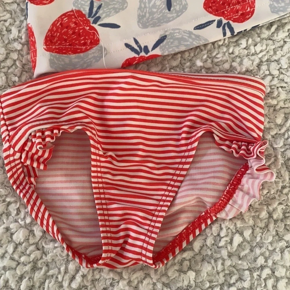 Just One You By Carter's Baby Girl Swim Suit Two Piece NWOT Size 3 Months